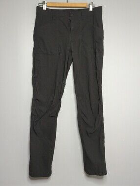 MEC Black Terrena Stretch Hiking Pants Women’s Size 8 Long